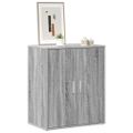 vidaXL Botník sivý dub sonoma 60x35x70 cm spracované drevo
