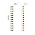 Skrutková svorkovnica 12× 4–6mm2, 450 V, biela