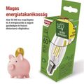 LED žiarovka Filament sviečka A CLASS / E14 / 3,8 W (60 W) / 806 lm / teplá biela