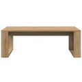 vidaXL Konferenčný stolík dub artisan 102x50x35 cm kompozitné drevo