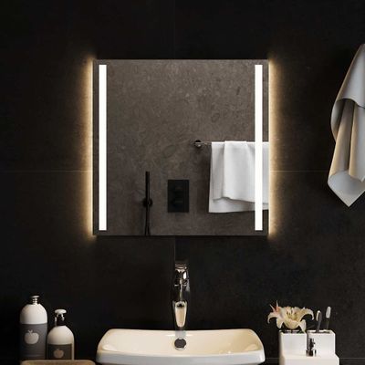 vidaXL LED kúpeľňové zrkadlo 50x50 cm