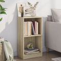 vidaXL Knižnica farba dubu sonoma 40x24x75 cm drevotrieska