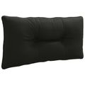 vidaXL Vankúš na chrbát PUTTEN 100% polyester Čierna 70 x 40 x 10 cm