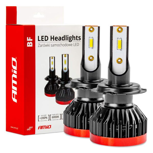 LED žiarovky hlavného svietenia BF Série H7 BF AMiO