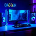 MANTA GAMER, LED Neon plexi dekorácia