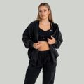 Dámska mikina Zip Washed Black - STRIX, veľkosť L, veľkosť oblečenia L