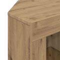 vidaXL Rohový LED TV kabinet 100 x 40 x 50 cm Remeselný dub