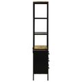 vidaXL Highboard Hnedá 70 x 35 x 180 cm Masívne mango drevo