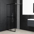 vidaXL Sprchová zástena walk-in, priehľadné tvrdené sklo 100x195 cm