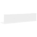 vidaXL Nástenné police 2 ks biele 60x11,5x18 cm kompozitné drevo