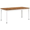 vidaXL Konferenčný stolík Prírodná a biela 50 x 100,5 x 45 cm