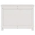 vidaXL Úložný box biely 60x32x45,5 cm masívna borovica