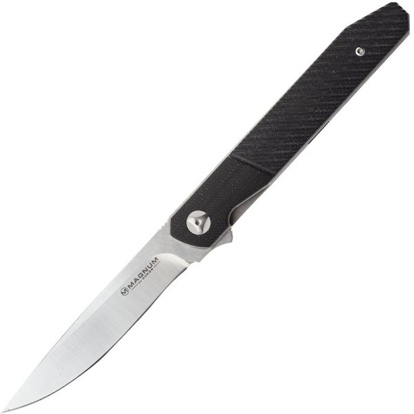 Magnum 01SC060 Miyu vreckový nôž 10,2 cm, Satin/Stonewash, čierna, G10