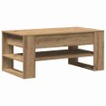 vidaXL Konferenčný stolík Remeselný dub 102 x 55 x 45 cm