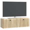 vidaXL Nástenná TV skrinka Dub sonoma 98 x 31 x 30 cm Kompozitné drevo
