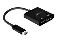 USB-C samec na DP samica (CDP2DP14UCPB) - Adaptér USB / DisplayPort - USB-C (M) do DisplayPort, USB-C (F) - Thunderbolt 3 / DisplayPort 1.4 - podpora 8K, aktívny - čierna