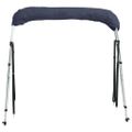 vidaXL Strieška Bimini s 3 oblúkmi a sieť. stenami 183x(137-152)x137cm