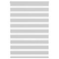vidaXL Zebra roleta svetlosivá 105x150cm šírka látky 100,9cm polyester