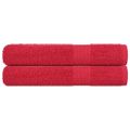 vidaXL Uteráky FROGN 2 ks červené 100x200 cm 360 g/m²