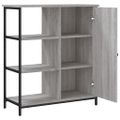 vidaXL Komoda sivá sonoma 70x30x80 cm kompozitné drevo