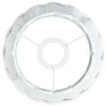 vidaXL Tienidlo na stropnú lampu biele Ø20x15 cm prútené