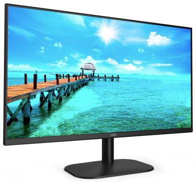AOC/24B2XDM/23,8"/VA/FHD/75Hz/4ms/Black/3R LED monitor, 23,8", VA, 1920x1080, 4ms, 250cd/m2, VGA, DVI-D, čierna, energetická trieda F