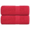 vidaXL Uteráky pre hostí FROGN 2 ks červené 30x50 cm 360 g/m²