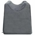 vidaXL Vankúš na nohy 68 x 25 x 21,5 cm Pevný PU pena Sivá