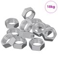 vidaXL Hex matica 23377 ks Strieborná Kov