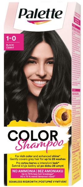 Palette 3060524 Color Shampoo 1-0  Čierny 50 ml
