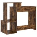 vidaXL Stôl Dymová dub 106 x 41 x 88.5 cm Kompozitné drevo