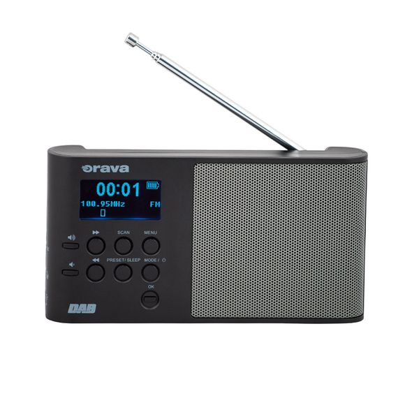ORAVA DAB B Digitálne DAB/FM prenosné rádio