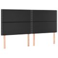 vidaXL Boxspring posteľ s matracom čierna 160x200 cm umelá koža