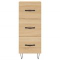 vidaXL Komoda dub sonoma 34,5x34x90 cm spracované drevo