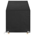 vidaXL Kryt na lehátko 12 očiek 200x65x35/60 cm polyetylén