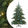 vidaXL Umelý Sklápací Vianočný Stromček Zelená 150 cm PVC a oceľ
