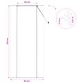 vidaXL Roleta Sivá 80 x 220 cm Bambus