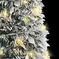 vidaXL Umelý vianočný stromček vyskakovací vločky snehu 150 LED 180 cm