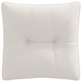 vidaXL Vankúš na chrbát PUTTEN 100% polyester Biela 40 x 40 x 10 cm