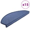 vidaXL 15 ks Nášľapy na schody modré 65x24x4 cm