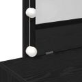 vidaXL Toaletný stolík Čierny dub 100 x 40 x 120 cm Kompozitné drevo