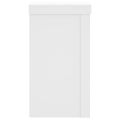 vidaXL Stojany na rastliny 2 ks biele 10x10x18 cm kompozitné drevo
