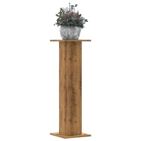 vidaXL Stojany na rastliny 2 ks dub artisan 30x30x95 cm kompoz. drevo