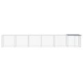 vidaXL Klietka pre kurčatá strecha antracitová 603x98x90 cm poz. oceľ