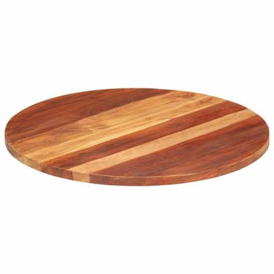 vidaXL Stolová doska, akáciový masív, okrúhla 25-27 mm, 70 cm