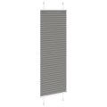 vidaXL plisovaná roleta antracitová 50x100 cm Šírka látky 49,4 cm