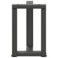 vidaXL Nohy konferenčného stolíka v tvare T, 2 ks, antracitové, 38x25x(42-43) cm, oceľ