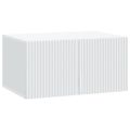 vidaXL Nástenná TV skrinka Biela 59,5 x 41 x 30 cm Kompozitné drevo