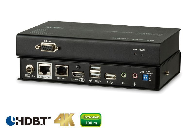 ATEN Extender PC-konzola HDMI na 100m @ 4K, HDBase