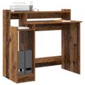 vidaXL Stôl Staré drevo 97 x 45 x 90 cm Kompozitné drevo